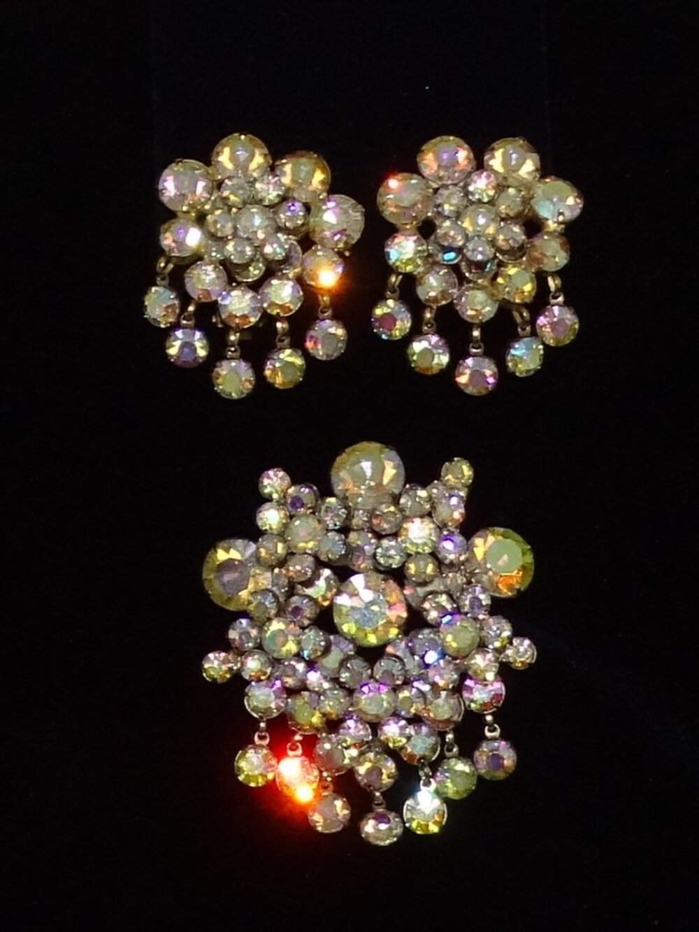 LIKE NEW; JULAINA AURORA BOULICE BANGLE PIN & CLIP EARS